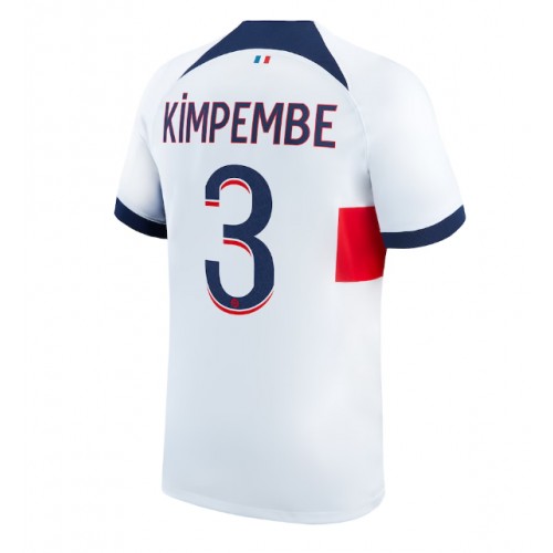 Echipament fotbal Paris Saint-Germain Presnel Kimpembe #3 Tricou Deplasare 2023-24 maneca scurta